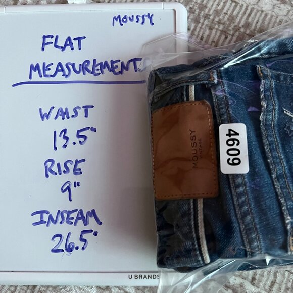 Moussy Jeans sz 24 Vintage cut Howa wash - Picture 8 of 8